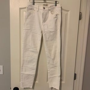 Madewell white jeans